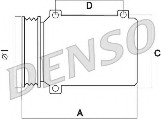 Compresor, climatizare DCP21014 DENSO - Compresor/piese Compresor, climatizare DCP21014 DENSO - Compresor/piese