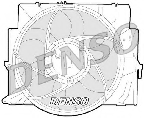 Ventilator, radiator DER05006 DENSO - Gmv (electroventilator )