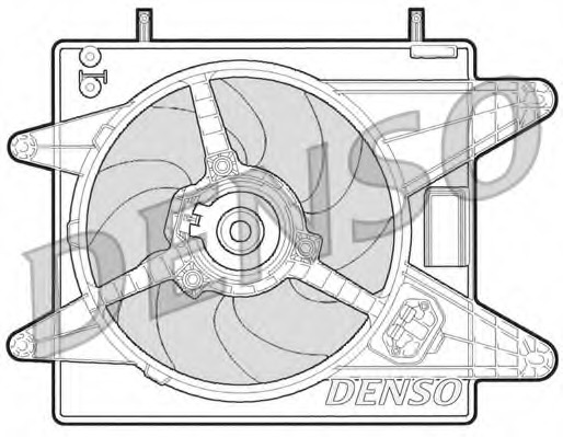 Ventilator, radiator DER09003 DENSO - Gmv (electroventilator ) Ventilator, radiator DER09003 DENSO - Gmv (electroventilator )
