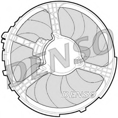 Ventilator, radiator DER09062 DENSO - Gmv (electroventilator ) Ventilator, radiator DER09062 DENSO - Gmv (electroventilator )