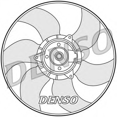 Ventilator, radiator DER23001 DENSO - Gmv (electroventilator ) Ventilator, radiator DER23001 DENSO - Gmv (electroventilator )