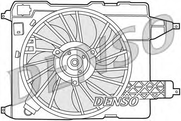 Ventilator, radiator DER23002 DENSO - Gmv (electroventilator ) Ventilator, radiator DER23002 DENSO - Gmv (electroventilator )