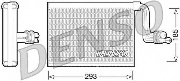 evaporator,aer conditionat DEV05002 DENSO - Vaporizator evaporator,aer conditionat DEV05002 DENSO - Vaporizator