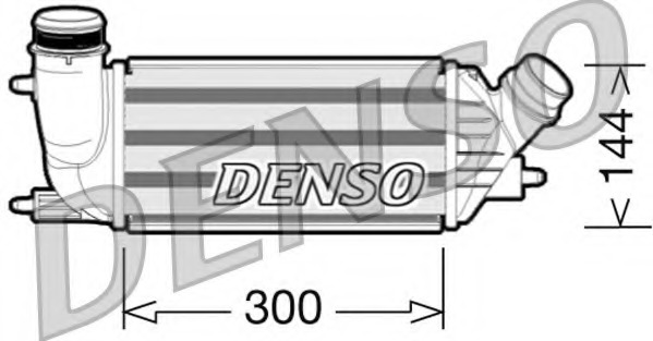 Intercooler, compresor DIT07001 DENSO - Turbocompressor Intercooler, compresor DIT07001 DENSO - Turbocompressor