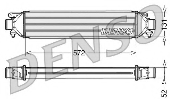 Intercooler, compresor DIT09107 DENSO - Turbocompressor Intercooler, compresor DIT09107 DENSO - Turbocompressor