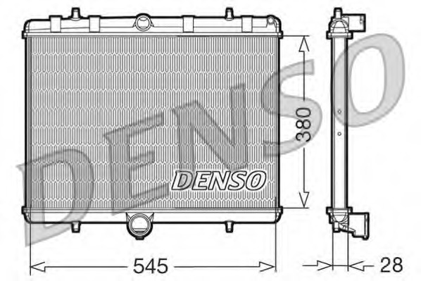 Radiator, racire motor DRM07060 DENSO - Radiator apa/piese Radiator, racire motor DRM07060 DENSO - Radiator apa/piese