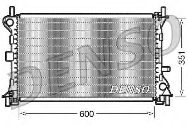 Radiator, racire motor DRM10052 DENSO - Radiator apa/piese Radiator, racire motor DRM10052 DENSO - Radiator apa/piese
