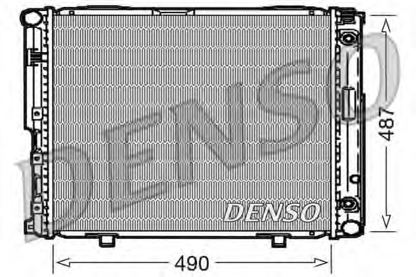 Radiator, racire motor DRM17004 DENSO - Radiator apa/piese