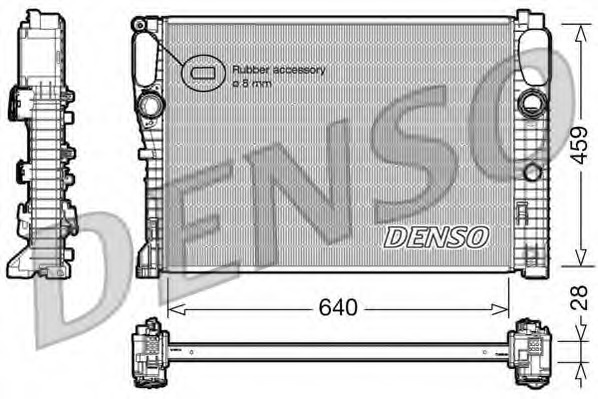 Radiator, racire motor DRM17042 DENSO - Radiator apa/piese Radiator, racire motor DRM17042 DENSO - Radiator apa/piese