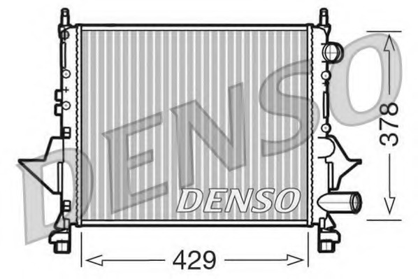Radiator, racire motor DRM23082 DENSO - Radiator apa/piese Radiator, racire motor DRM23082 DENSO - Radiator apa/piese