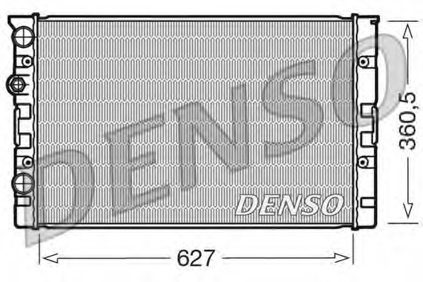 Radiator, racire motor DRM26006 DENSO - Radiator apa/piese Radiator, racire motor DRM26006 DENSO - Radiator apa/piese