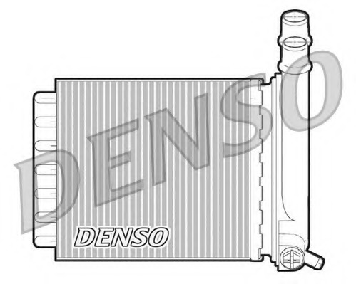 Schimbator caldura, incalzire habitaclu DRR07007 DENSO - Schimbator caldura Schimbator caldura, incalzire habitaclu DRR07007 DENSO - Schimbator caldura