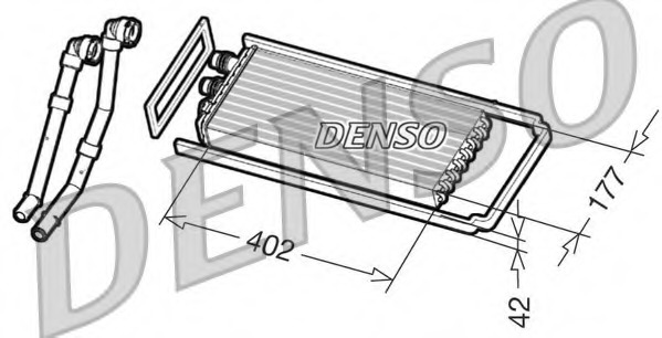 Schimbator caldura, incalzire habitaclu DRR12100 DENSO - Schimbator caldura Schimbator caldura, incalzire habitaclu DRR12100 DENSO - Schimbator caldura