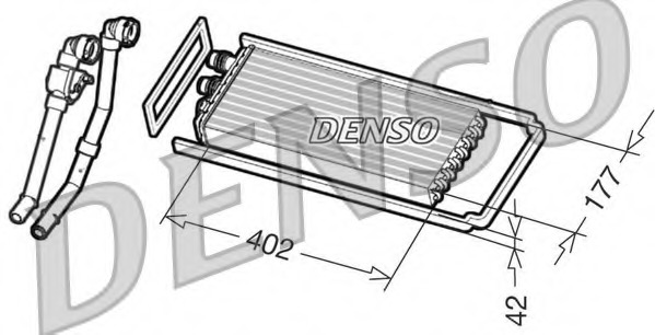 Schimbator caldura, incalzire habitaclu DRR12101 DENSO - Schimbator caldura Schimbator caldura, incalzire habitaclu DRR12101 DENSO - Schimbator caldura