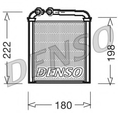 Schimbator caldura, incalzire habitaclu DRR32005 DENSO - Radiator racire apa/ ulei Schimbator caldura, incalzire habitaclu DRR32005 DENSO - Radiator racire apa/ ulei
