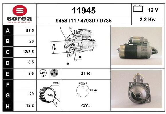 starter 11945 EAI - Demaror / electromotor