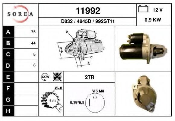 starter 11992 EAI - Demaror / electromotor