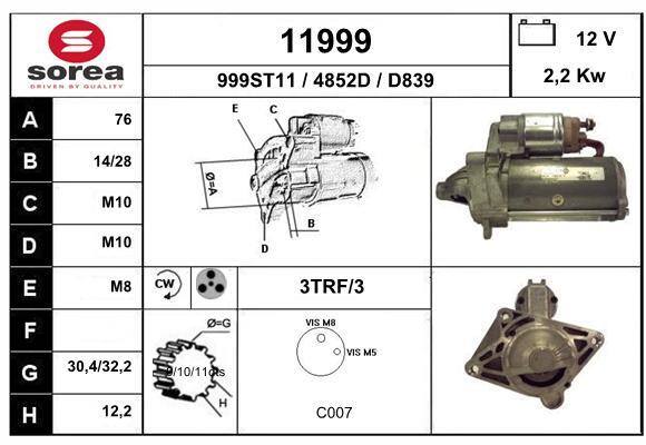 starter 11999 EAI - Demaror / electromotor