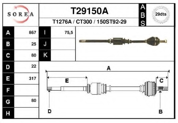 Planetara T29150A EAI - Planetara