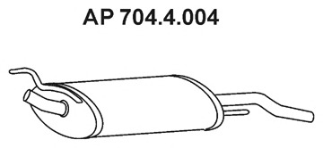 Toba esapament finala 704.4.004 EBERSPÄCHER - Toba de esapament Toba esapament finala 704.4.004 EBERSPÄCHER - Toba de esapament