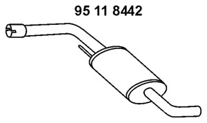 Toba esapamet intermediara 95 11 8442 EBERSPÄCHER - Toba de esapament Toba esapamet intermediara 95 11 8442 EBERSPÄCHER - Toba de esapament