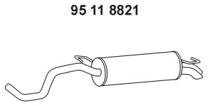 Toba esapament finala 95 11 8821 EBERSPÄCHER - Toba de esapament Toba esapament finala 95 11 8821 EBERSPÄCHER - Toba de esapament