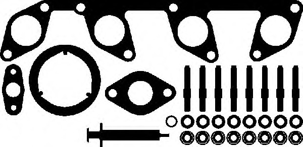Set montaj, turbocompresor 740.790 ELRING - Compresor