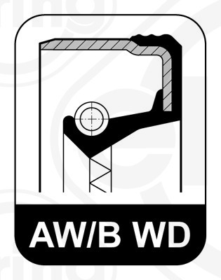 simering, butuc roata / inel de etansare 768.057 ELRING - Rulment roata / butuc roata