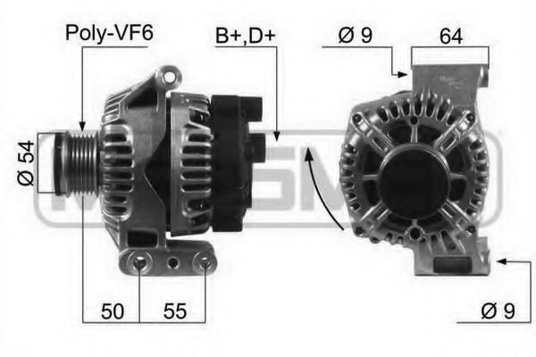 Generator / Alternator 210451 ERA - Generator /alternator / elemente Generator / Alternator 210451 ERA - Generator /alternator / elemente