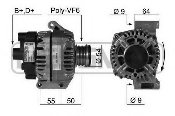Generator / Alternator 210466 ERA - Generator /alternator / elemente Generator / Alternator 210466 ERA - Generator /alternator / elemente