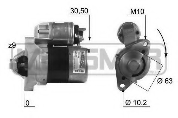 starter 220358 ERA - Demaror / electromotor