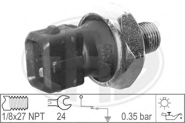 Senzor presiune ulei 330019 ERA - Comutator presiune ulei / senzor / supapa Senzor presiune ulei 330019 ERA - Comutator presiune ulei / senzor / supapa