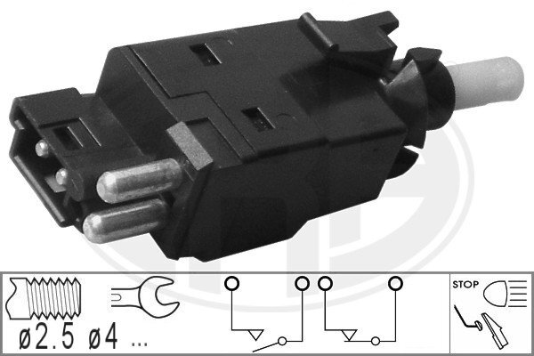 Comutator lumini frana 330058 ERA - Intrerupatoare / relee / control Comutator lumini frana 330058 ERA - Intrerupatoare / relee / control