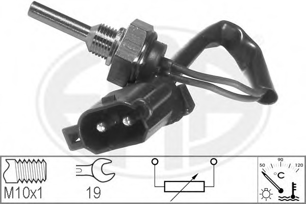 senzor,temperatura lichid de racire 330108 ERA - Unitate de control / relee/senzori