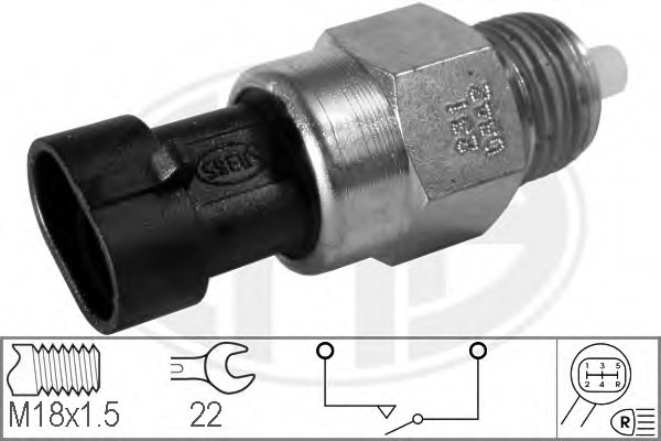Comutator, lampa marsalier 330258 ERA - Intrerupatoare / relee / control Comutator, lampa marsalier 330258 ERA - Intrerupatoare / relee / control