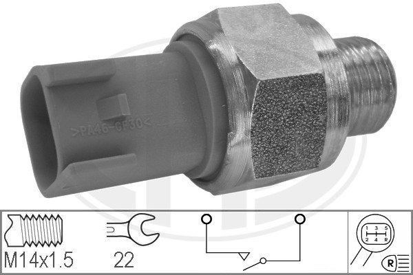 Comutator, lampa marsalier 330603 ERA - Intrerupatoare / relee / control Comutator, lampa marsalier 330603 ERA - Intrerupatoare / relee / control