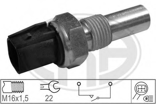 Comutator, lampa marsalier 330751 ERA - Intrerupatoare / relee / control Comutator, lampa marsalier 330751 ERA - Intrerupatoare / relee / control