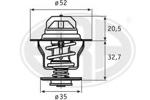 termostat,lichid racire 350027 ERA - Termostat termostat,lichid racire 350027 ERA - Termostat