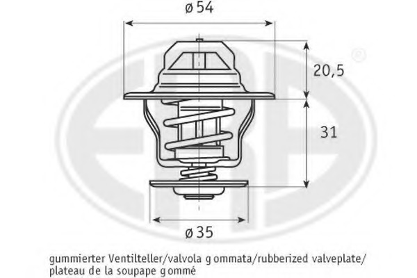 termostat,lichid racire 350033 ERA - Termostat termostat,lichid racire 350033 ERA - Termostat