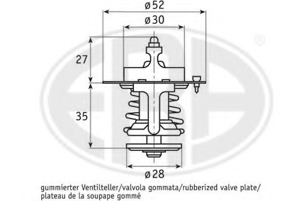 termostat,lichid racire 350107 ERA - Termostat