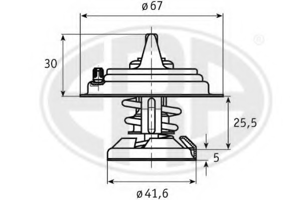 termostat,lichid racire 350128 ERA - Termostat termostat,lichid racire 350128 ERA - Termostat