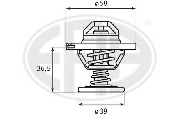 termostat,lichid racire 350138 ERA - Termostat termostat,lichid racire 350138 ERA - Termostat