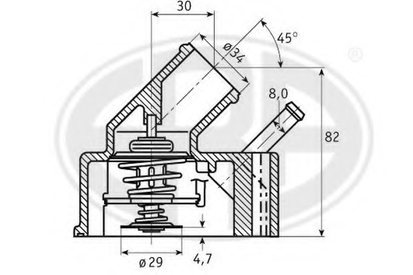 termostat,lichid racire 350237 ERA - Termostat termostat,lichid racire 350237 ERA - Termostat