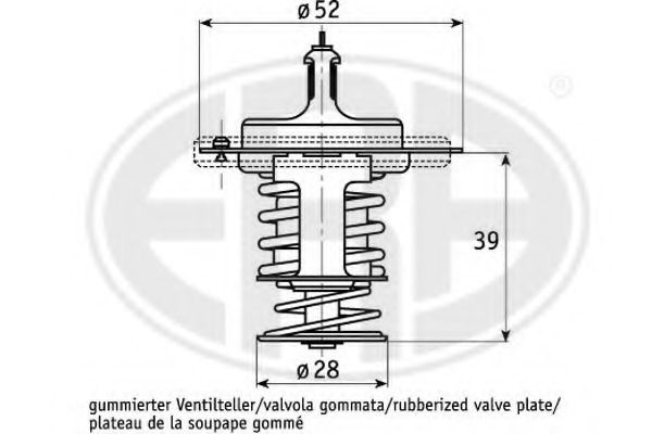 termostat,lichid racire 350243 ERA - Termostat termostat,lichid racire 350243 ERA - Termostat