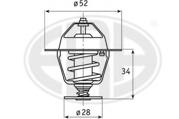 termostat,lichid racire 350258 ERA - Termostat termostat,lichid racire 350258 ERA - Termostat