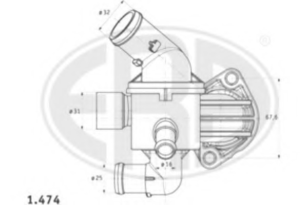termostat,lichid racire 350262 ERA - Termostat termostat,lichid racire 350262 ERA - Termostat