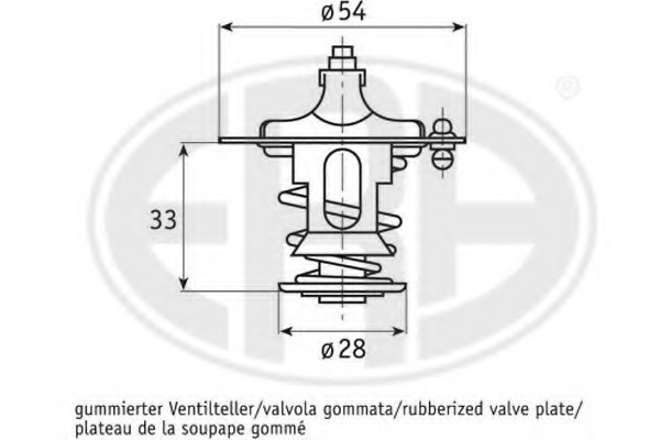 termostat,lichid racire 350306 ERA - Termostat