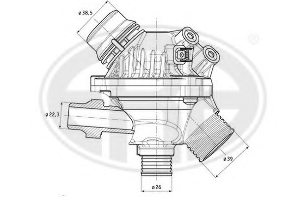 termostat,lichid racire 350337 ERA - Termostat termostat,lichid racire 350337 ERA - Termostat