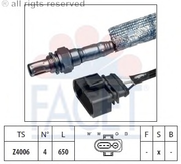 Sonda Lambda 10.7052 FACET - Control emisie gaze de esapament Sonda Lambda 10.7052 FACET - Control emisie gaze de esapament