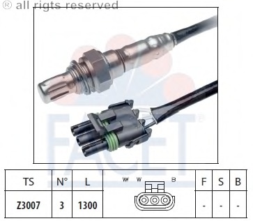 Sonda Lambda 10.7076 FACET - Senzor / sonda